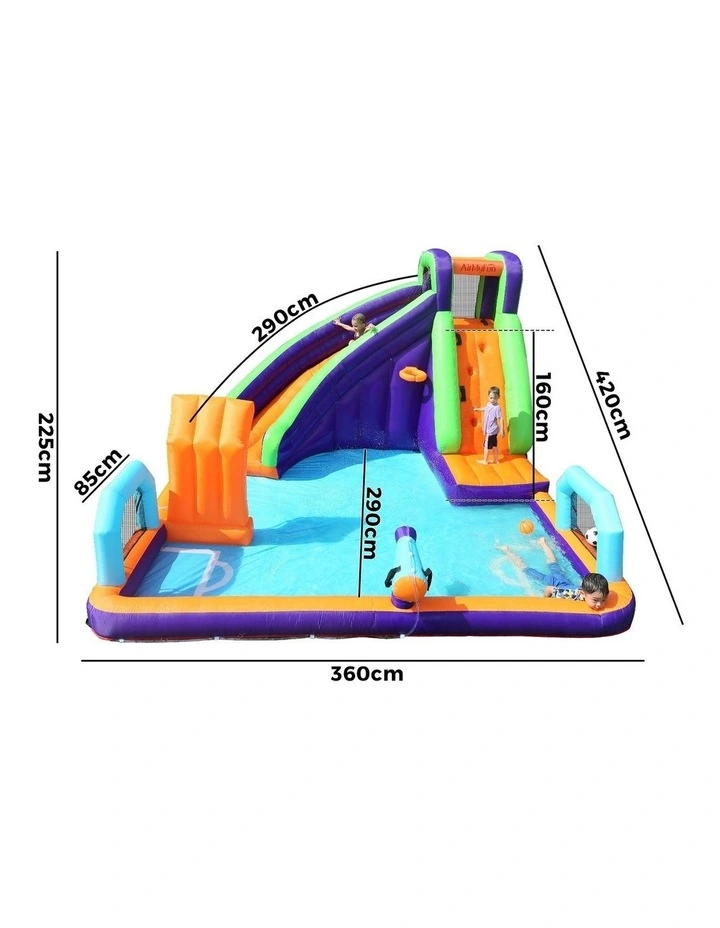 AirMyFun Inflatable Water Slide Bounce House Jumping Castle Park Play Pool Gift image 3