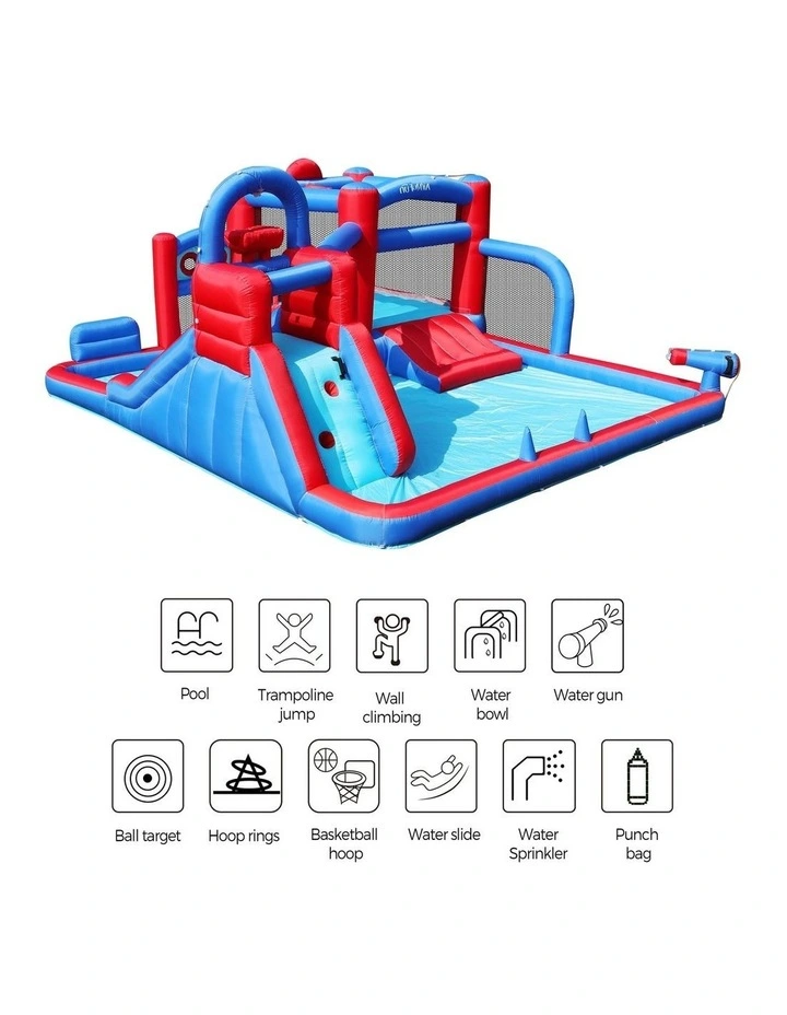 AirMyFun 11 Play Zones Inflatable Trampoline Bounce House Jumping Water Slide image 7