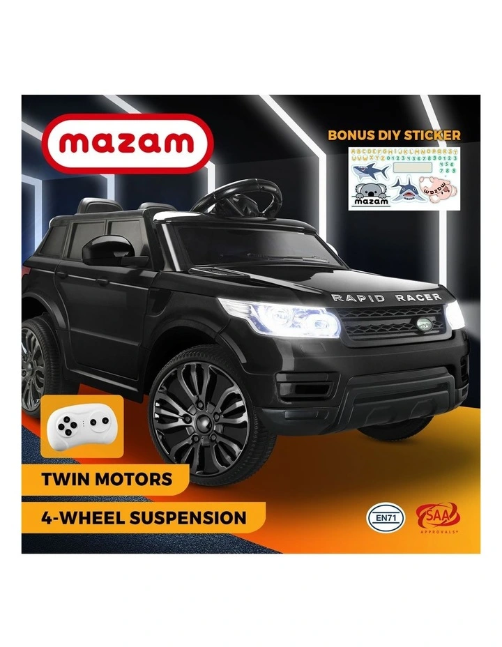 Mazam Ride On Car Electric Vehicle Toy Remote Cars Kids Gift MP3 LED light 12V image 4