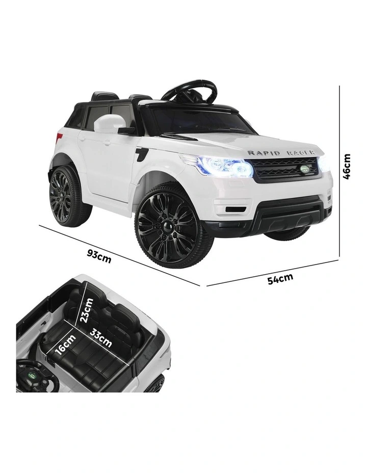 Mazam Kids Ride On Car 12V Electric Remote Vehicle Toy Cars Gift MP3 LED light image 3