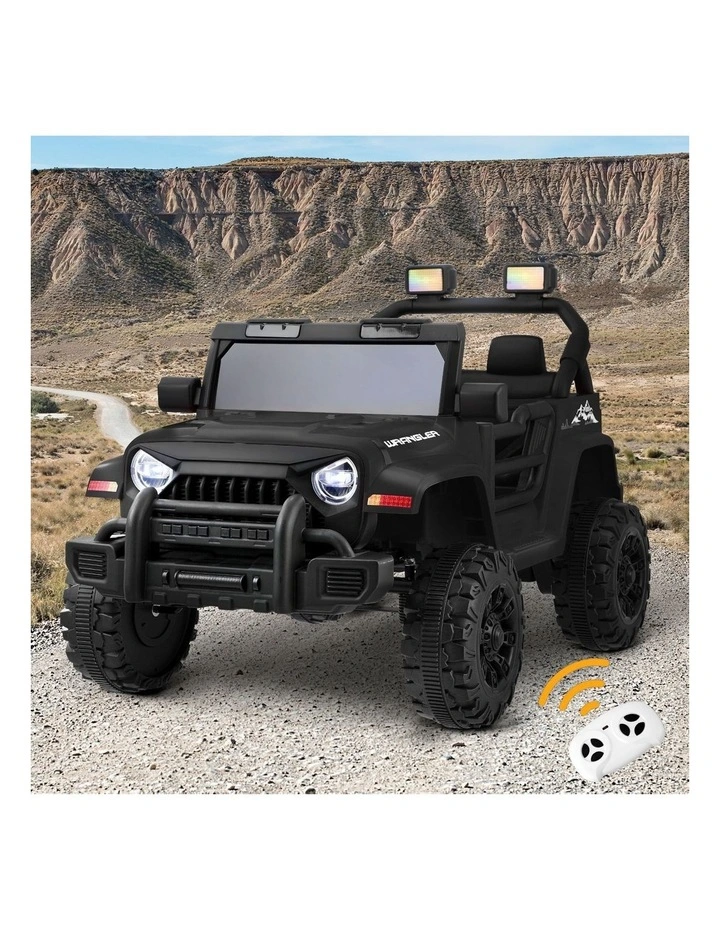 Mazam Kids Ride On Car 12V Electric Remote Control Toddler Toy Cars Music Black image 4