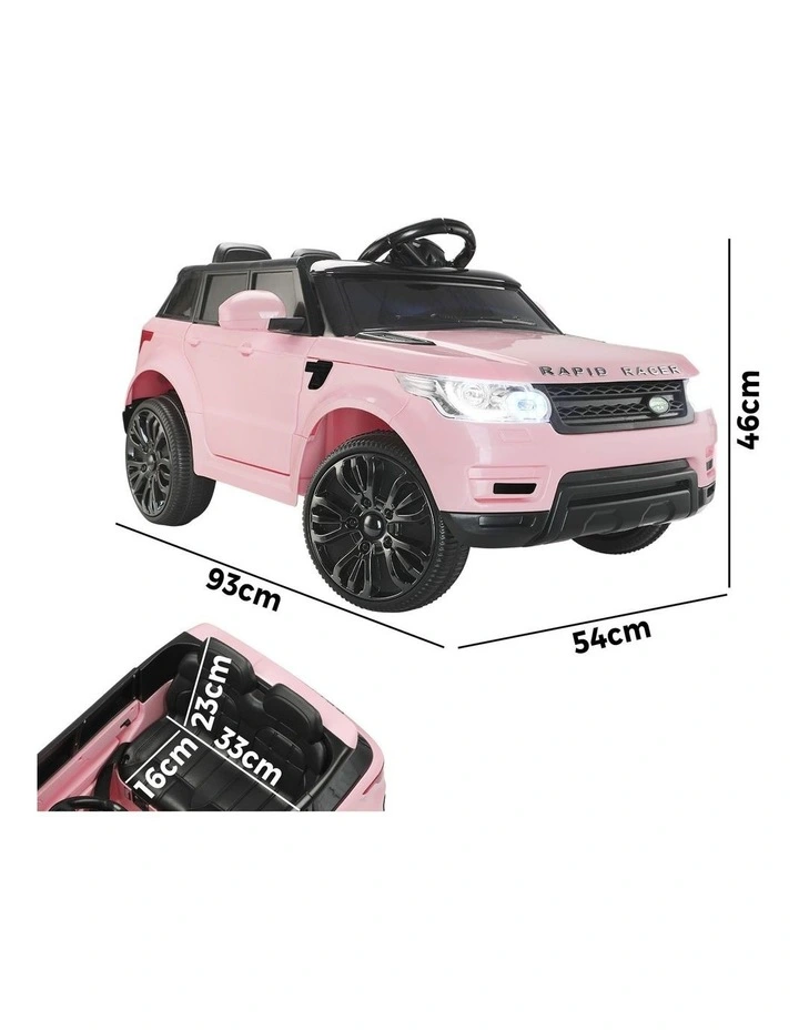 Mazam Kids Ride On Car Electric Vehicle Toy Remote Cars Gift MP3 LED light 12V image 3