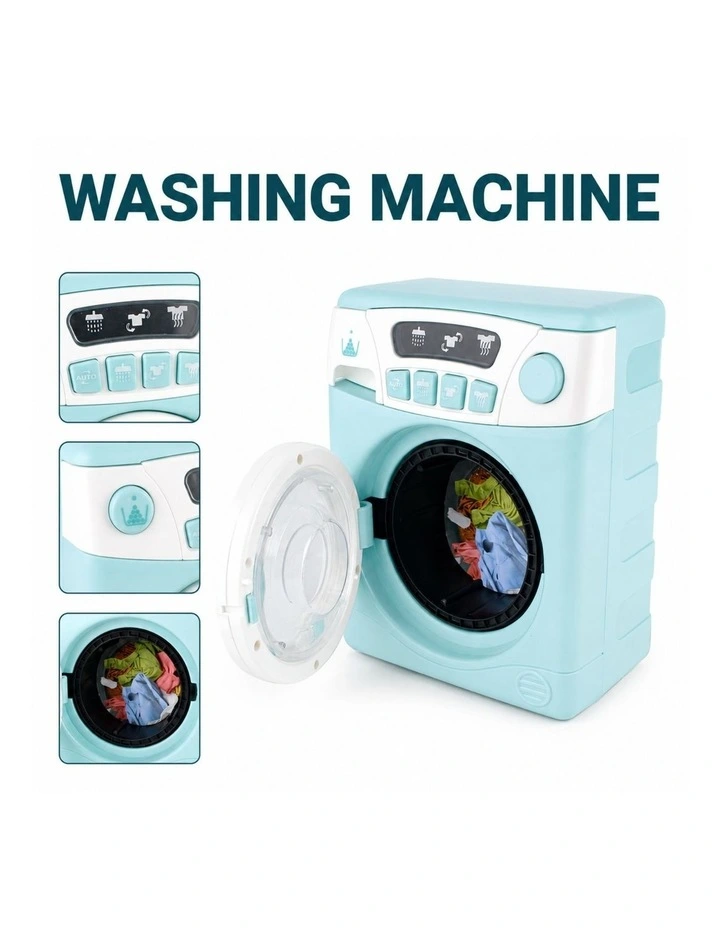 4 Piece Home Appliance Toy Mixer, Washing Machine, Oven & Dishwasher, With Lights & Sound image 4