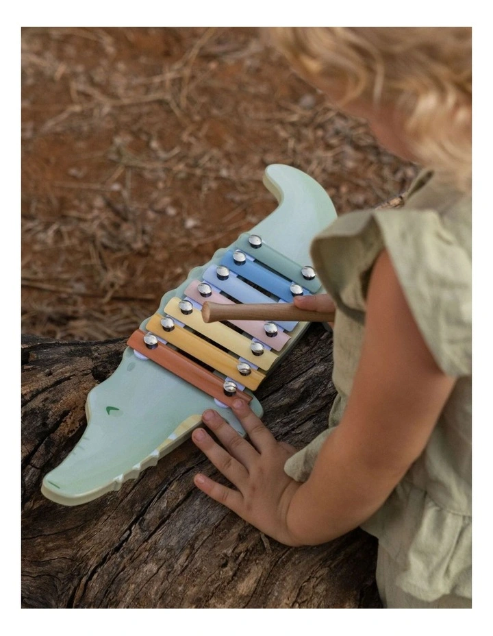 Little Dutch Safari Friends Xylophone Crocodile image 2