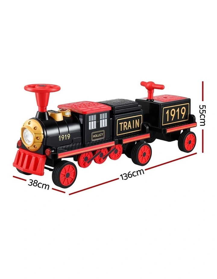 Rigo Kids Ride on Car Train 12V Electric Toy 2 Seater 136cm image 2