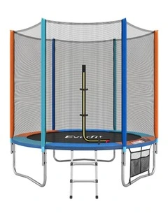 Everfit 6FT Kids Trampoline Rebounder with Enclosure Net Storage Bag