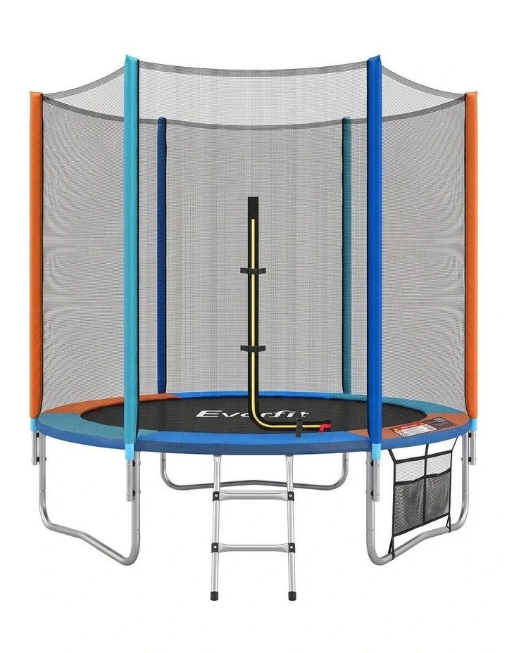 Everfit 6FT Kids Trampoline Rebounder with Enclosure Net Storage Bag image 1