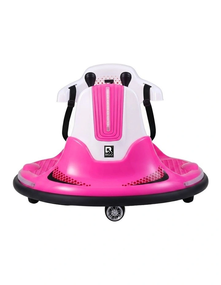 Rigo Ride on Cars Kids Bumper 12V Ride on Toy Toddler Remote Control Pink image 3