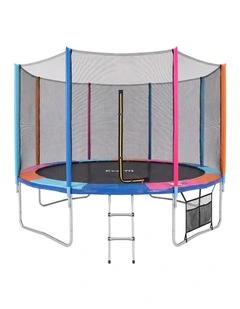 Everfit 14FT Kids Trampoline Rebounder with Enclosure Net Storage Bag
