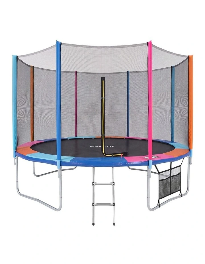 Everfit 14FT Kids Trampoline Rebounder with Enclosure Net Storage Bag image 1