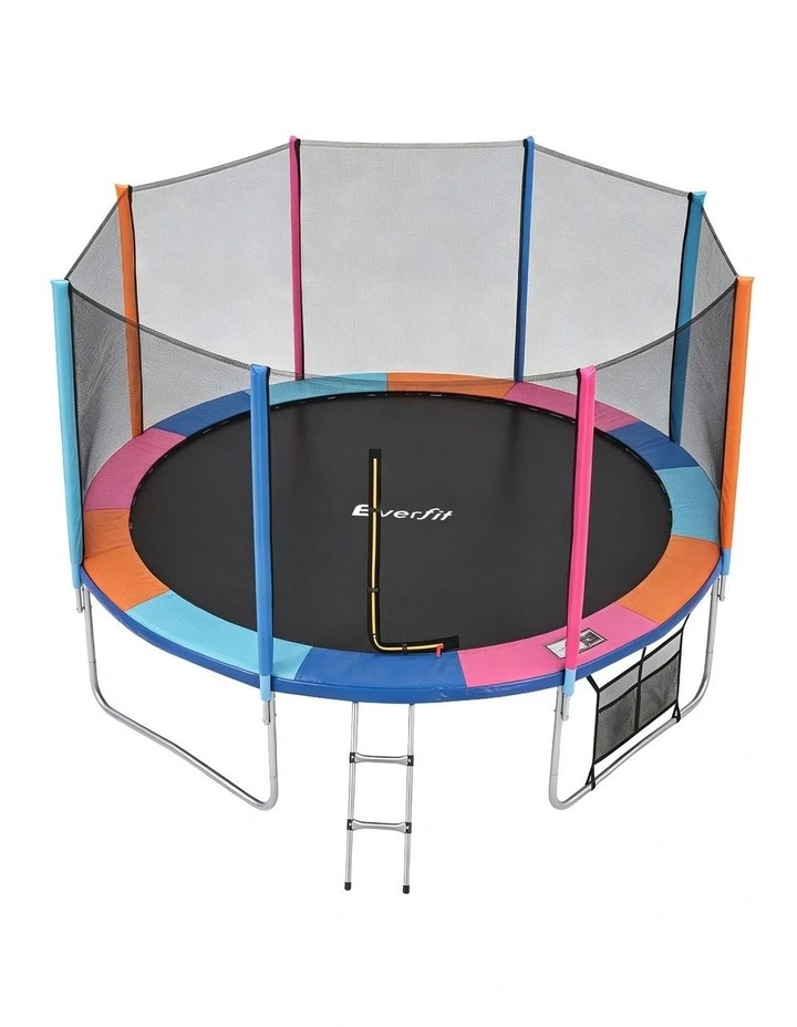 Everfit 14FT Kids Trampoline Rebounder with Enclosure Net Storage Bag image 3
