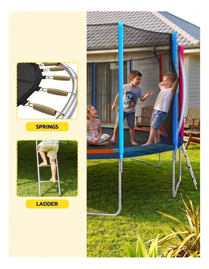 Everfit 16FT Kids Trampoline Rebounder with Enclosure Net Storage Bag image 5