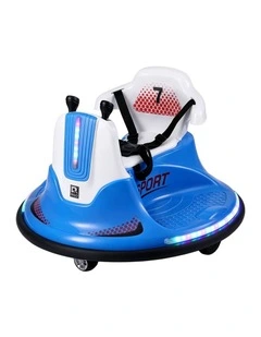Rigo Ride on Cars Kids Bumper 12V Ride on Toy Toddler Remote Control Blue