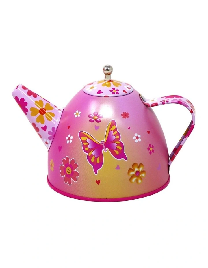 Vibrant Vacation 7 Piece Tin Tea Set image 6