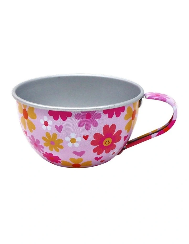 Vibrant Vacation 7 Piece Tin Tea Set image 7