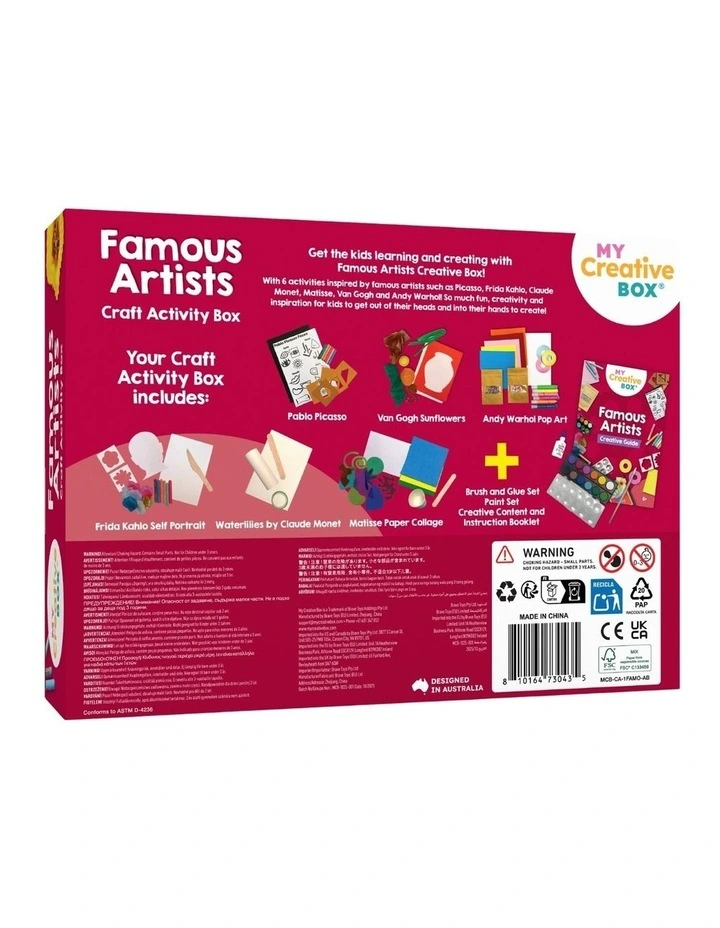 Famous Artists Craft Activity Box image 2