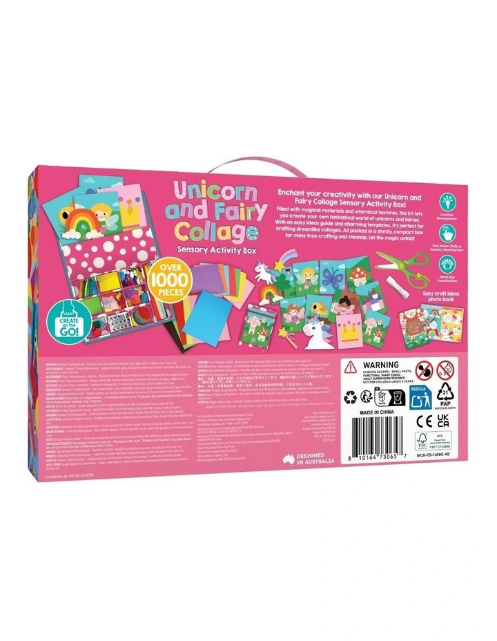 Unicorn and Fairy Collage Activity Box image 2