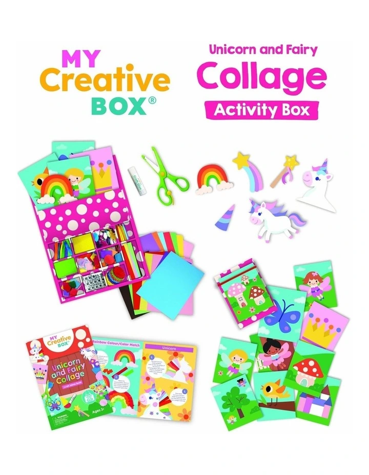 Unicorn and Fairy Collage Activity Box image 3