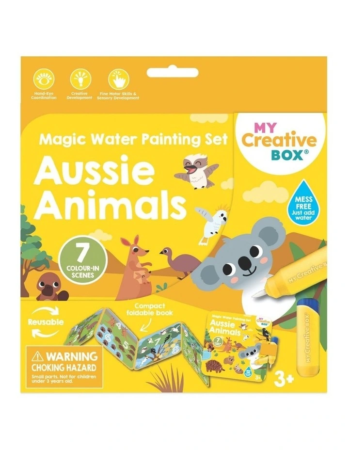 Aussie Animals Water Painting Set image 1
