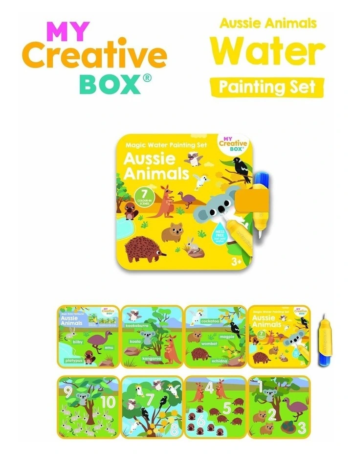 Aussie Animals Water Painting Set image 2