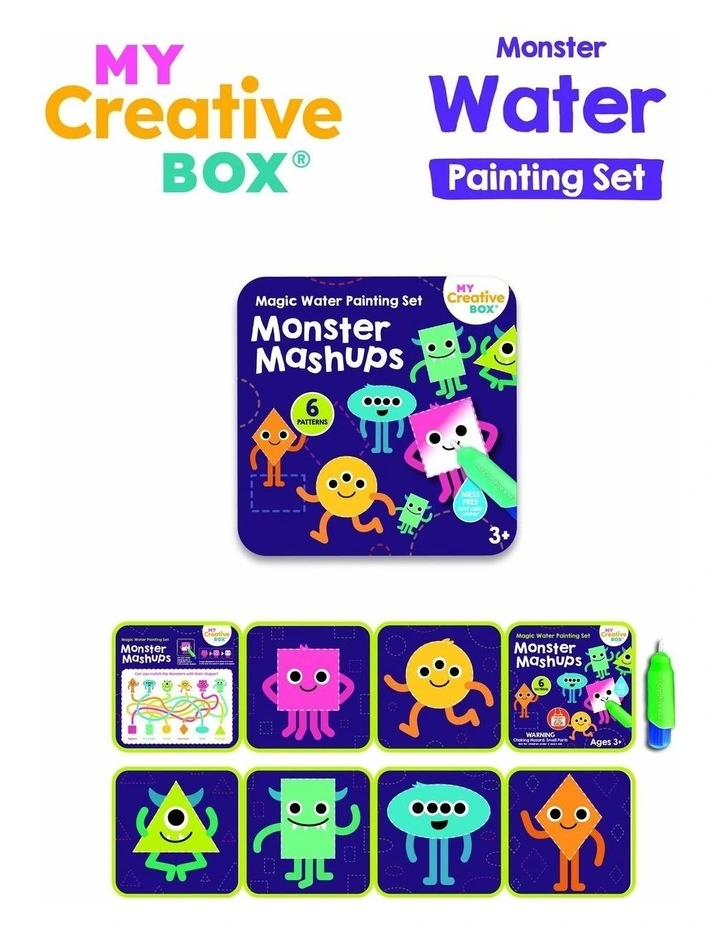 Monster Mashups Magic Water Painting Set image 2