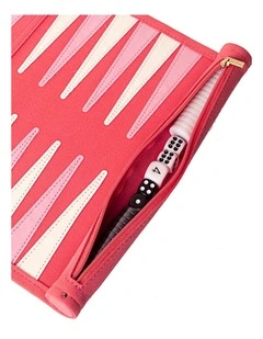 Backgammon Travel Set - Pink