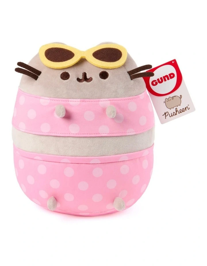 Pusheen - Pool Party Plush Soft Toy 24cm - Ages 8 image 1