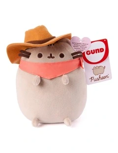 Pusheen - Cowboy Squisheen Standing Plush Soft Toy 20cm - Ages 8 