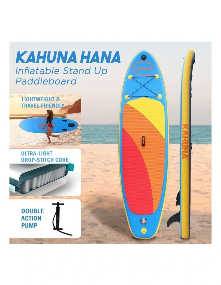 Kahuna Hana Inflatable Stand Up Paddle Board 10FT w/ iSUP Accessories image 4