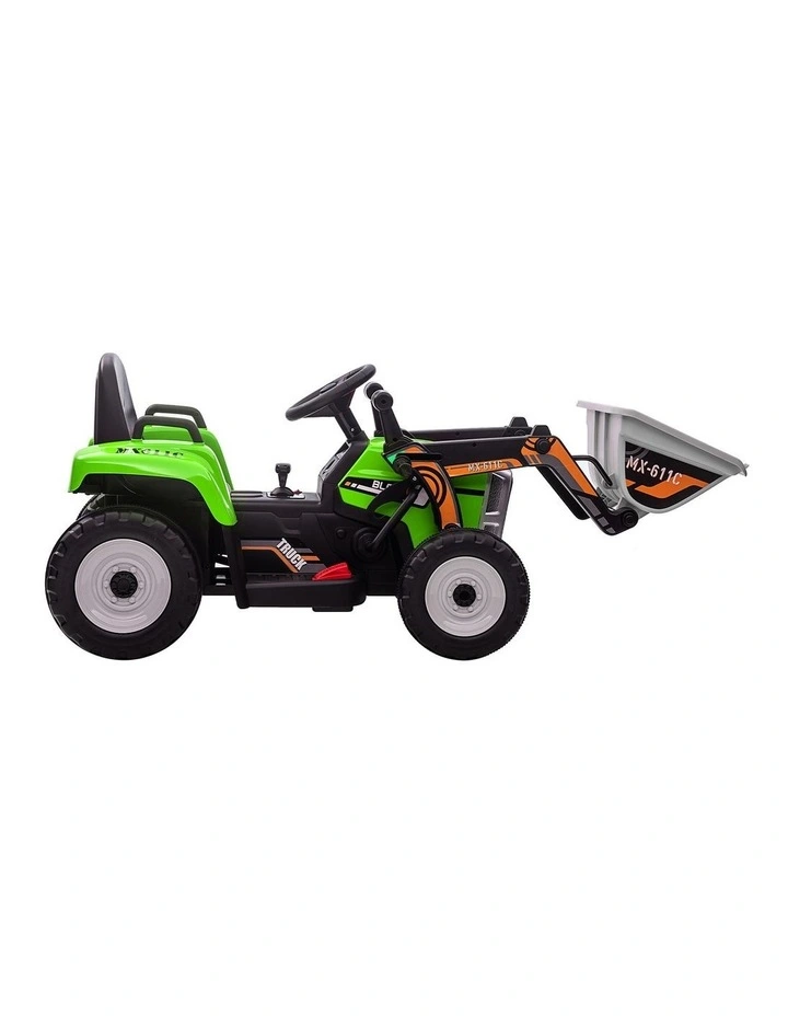 Kahuna MX-611C Kids Electric Ride On Car Tractor Digger Loader Grey image 2