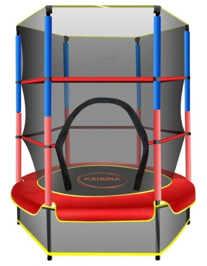 Kahuna Mini 4.5 ft Trampoline - Red Blue image 1