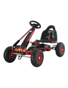 Kahuna G95 Kids Ride On Pedal-Powered Go Kart  - Red