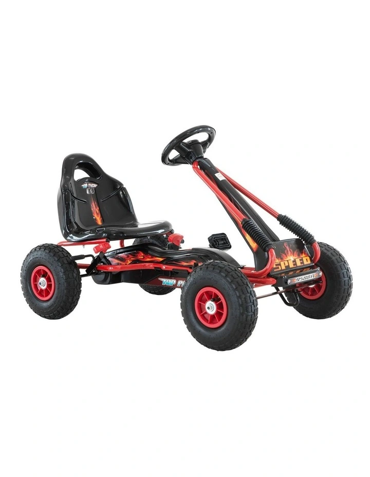 Kahuna G95 Kids Ride On Pedal-Powered Go Kart  - Red image 2