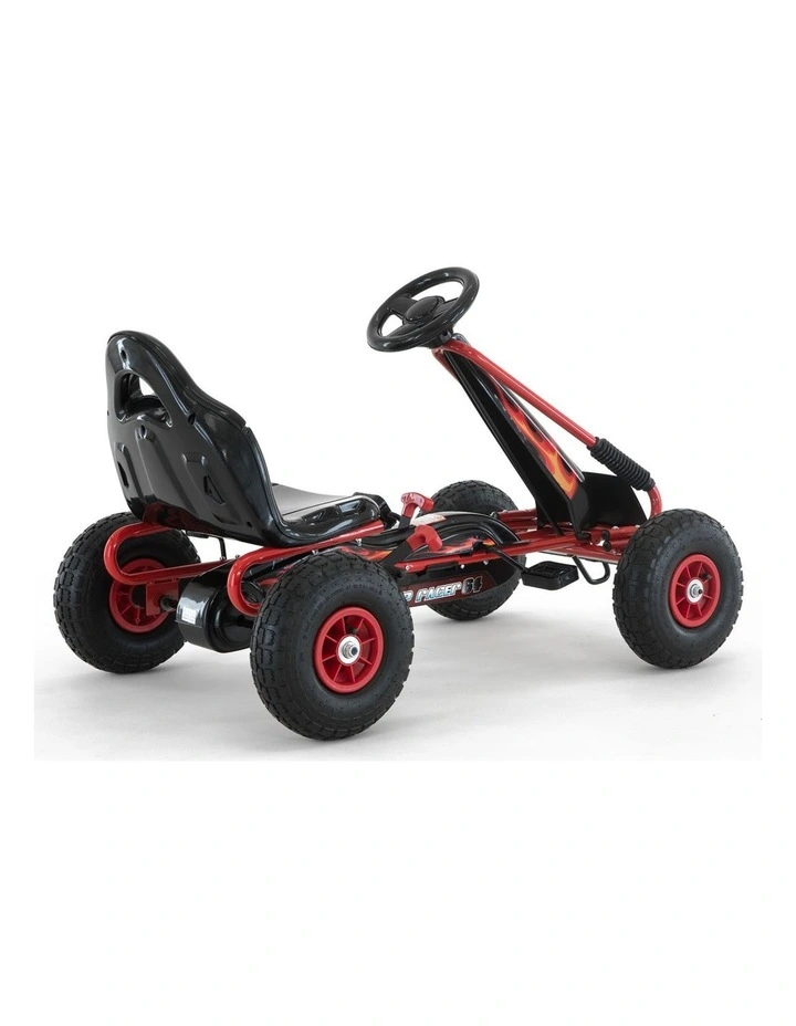 Kahuna G95 Kids Ride On Pedal-Powered Go Kart  - Red image 4