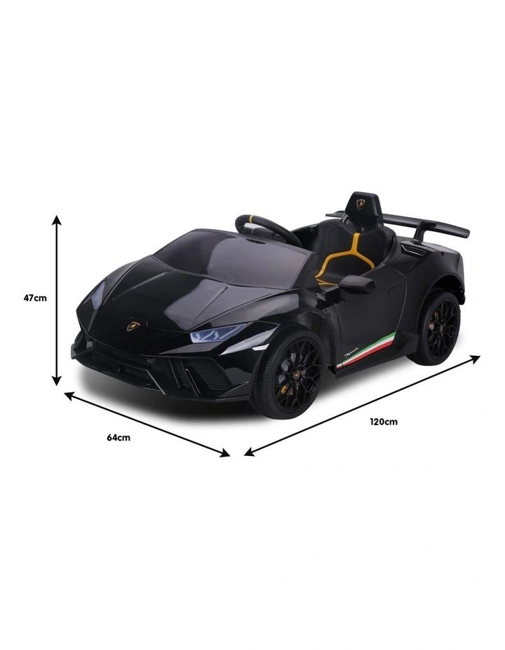 Kahuna Lamborghini Performante Kids Electric Ride On Car Black image 3