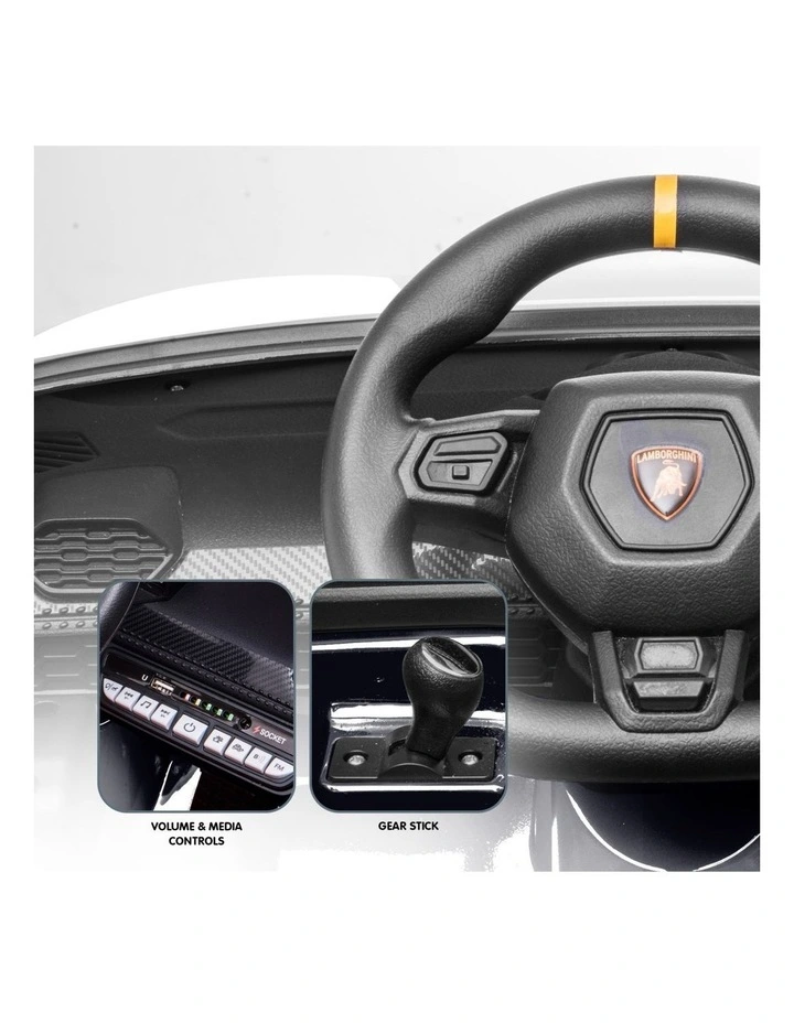Kahuna Lamborghini Performante Kids Electric Ride On Car Black image 6