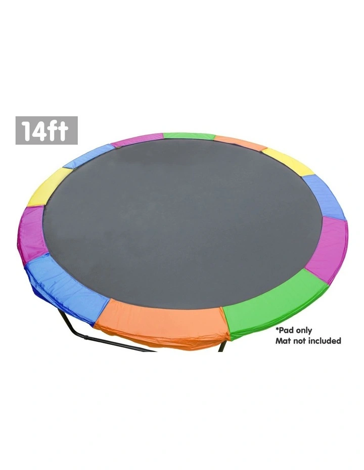 Replacement Trampoline Pad Reinforced Outdoor Round Spring Cover 14ft image 1