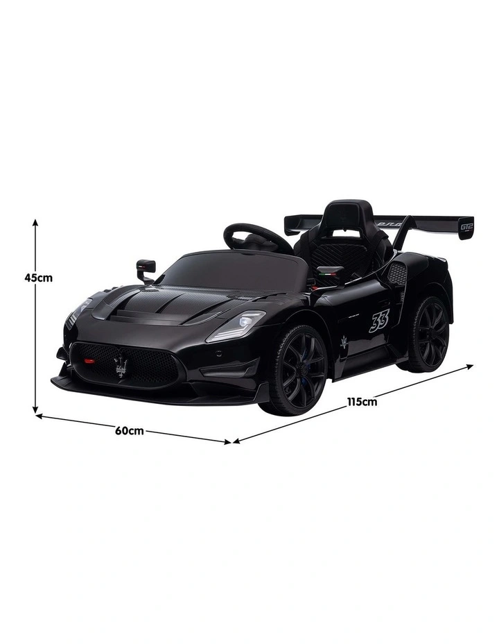 Kahuna Maserati MC20 GT2 Licensed Electric Kids Ride On Race Car Black image 4