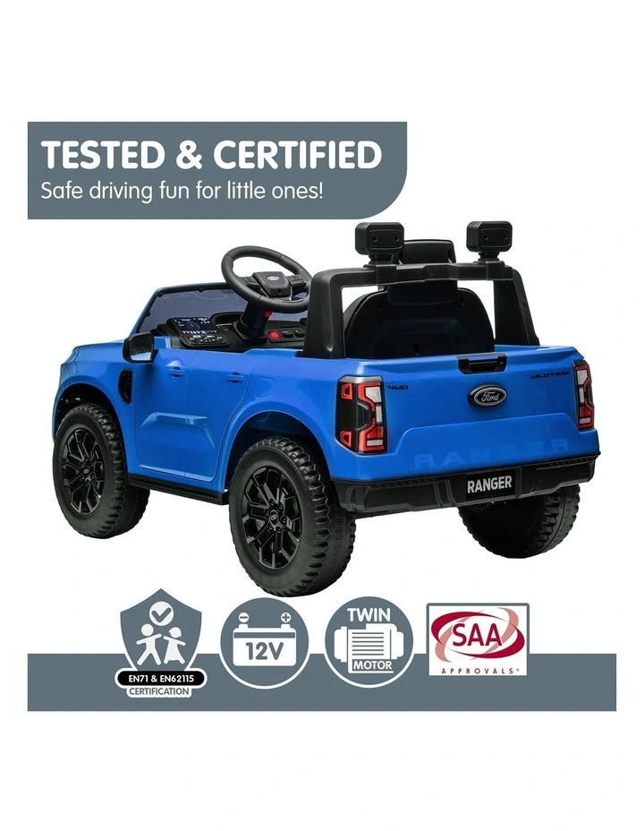 Kahuna Ford Ranger Electric Kids Ride On Car in Blue image 6