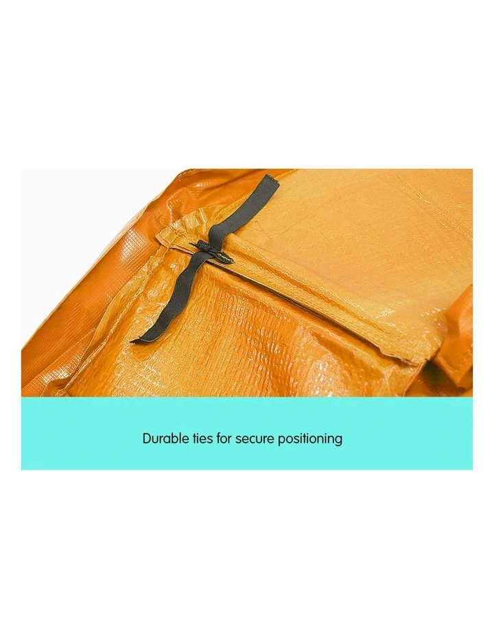 6ft Trampoline Replacement Safety Spring Pad Round Cover Orange image 2
