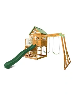 Lifespan Kids Riversdale Play Centre with 2.2m Green Slide
