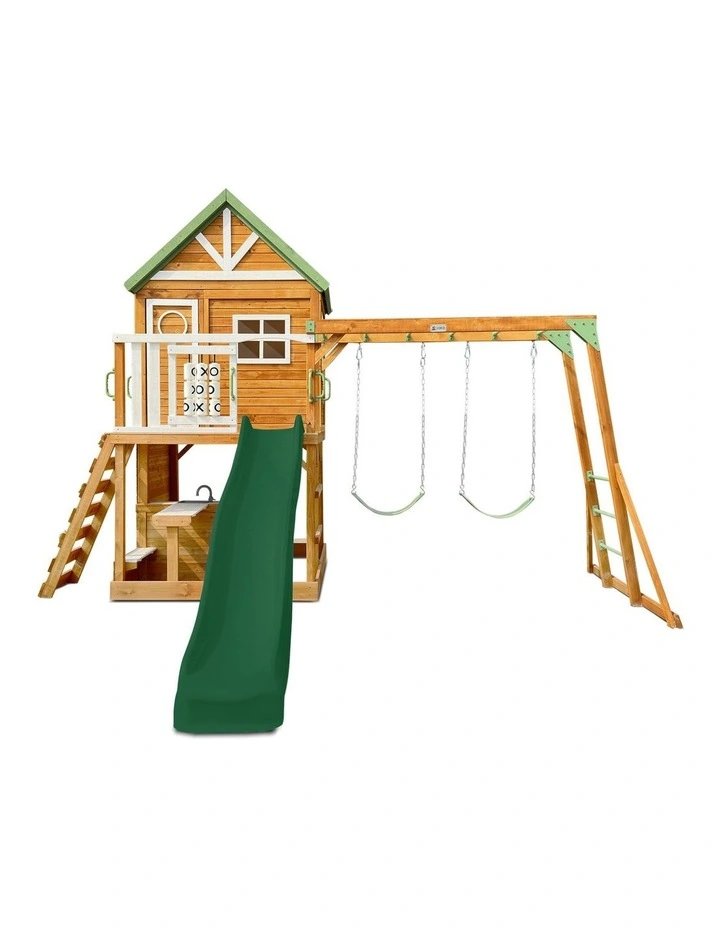 Lifespan Kids Riversdale Play Centre with 2.2m Green Slide image 2