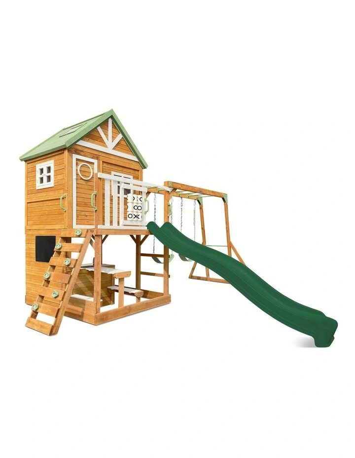 Lifespan Kids Riversdale Play Centre with 2.2m Green Slide image 3