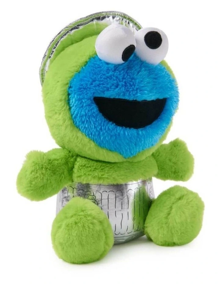 Sesame Street - Cookie Monster x Oscar Buddy-Up Plush 28cm - Ages 1 image 3