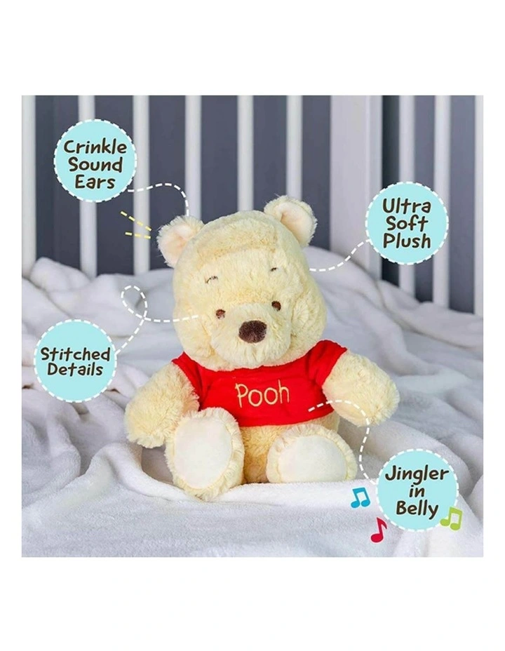 Winnie the Pooh - Red Shirt: Winnie the Pooh Beanie Plush 30cm - Soft Toy image 3