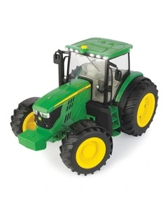 John Deere 1:16 Big Farm 6210R Tractor Toy Playset W/ Planter 3y 