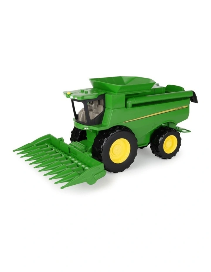 John Deere 3Y  Lights & Sounds Combine Construction Vehicle Toy With Batteries image 1