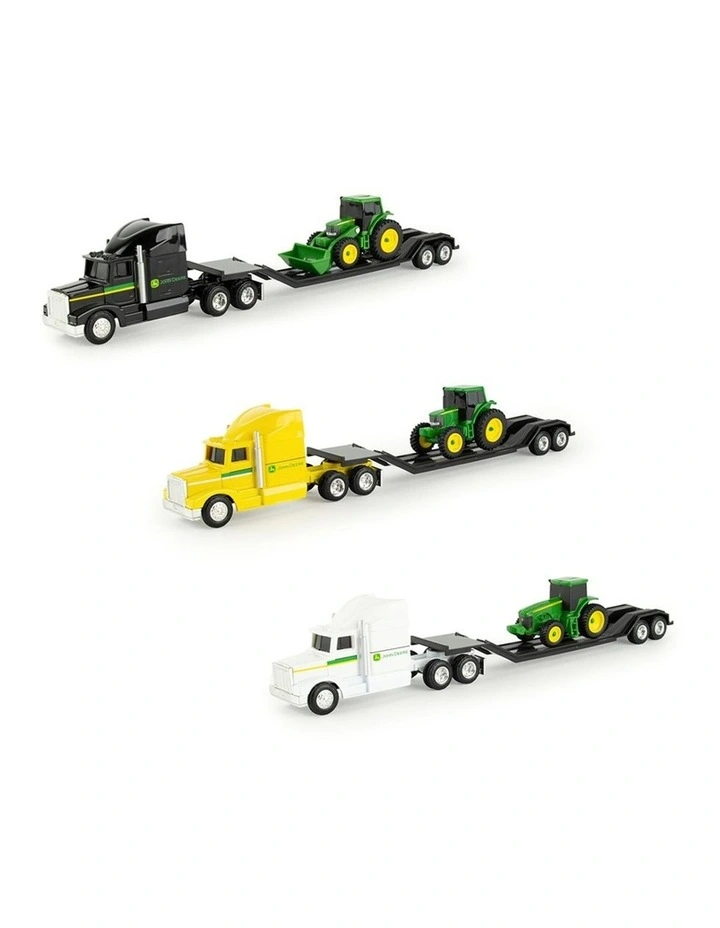 John Deere 1:64 Mini Die-Cast Farm Vehicle Hauler Semi Truck Kids Toys 3 Assort image 4
