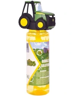 John Deere Blowing Bubbles Bottle w/Bottle Tractor Themed Wand 147ml
