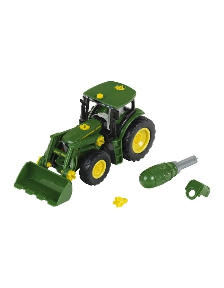 John Deere 3Y 1:24 6215R Buildable Tractor With Front Loader & Weight image 2